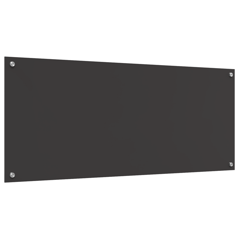 vidaXL Konyhai splashback Sötétszürke 120 x 50 x 0.6 cm edzett üveg