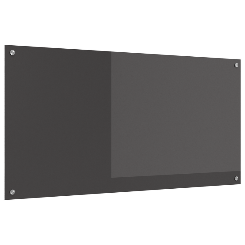 vidaXL Konyhai splashback Sötétszürke 120 x 60 x 0.6 cm edzett üveg