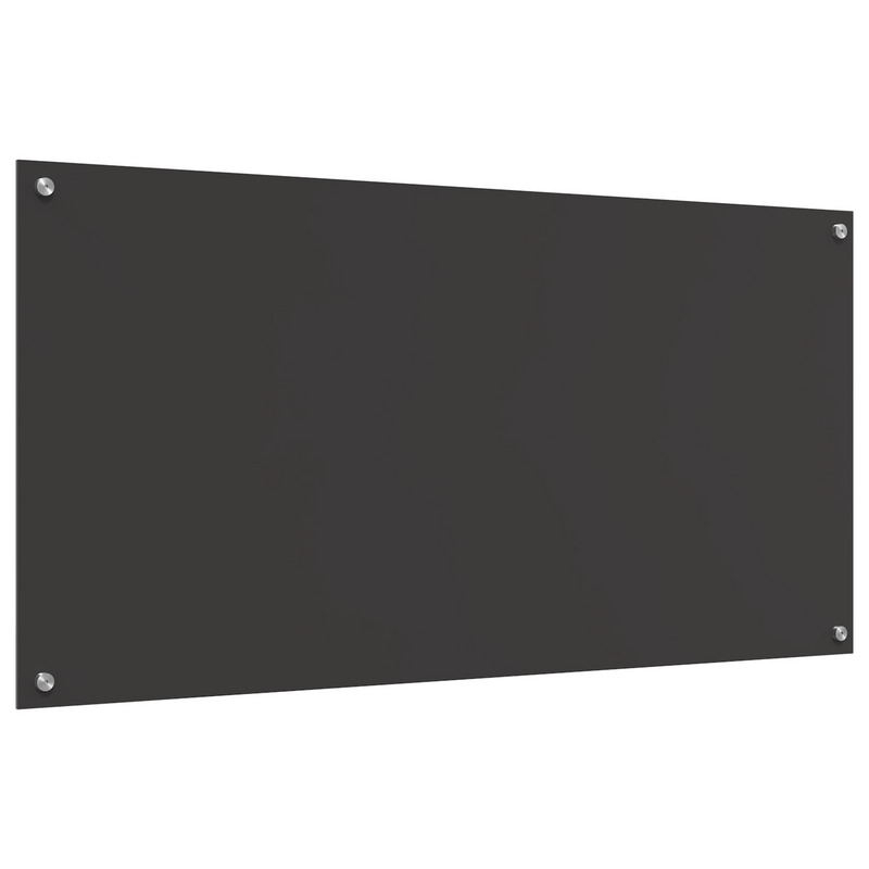 vidaXL Konyhai splashback Sötétszürke 120 x 60 x 0.6 cm edzett üveg