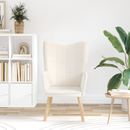 vidaXL karosszék Krém 62 x 67 x 95,5 cm Sherpa szövet