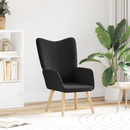 vidaXL karosszék Fekete 62 x 67 x 95,5 cm Sherpa szövet