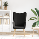 vidaXL karosszék Fekete 62 x 67 x 95,5 cm Sherpa szövet