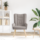 vidaXL karosszék Tópszínű 63 x 67 x 94 cm Szövet és rétegelt lemez
