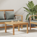 vidaXL Dohányzóasztal Barna 60 x 60 x 36 cm Tömör Teakfa