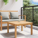 vidaXL Dohányzóasztal Barna 60 x 60 x 36 cm Tömör Teakfa