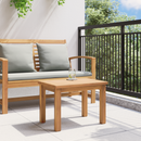 vidaXL Dohányzóasztal Barna 50 x 35 x 36 cm Tömör Teakfa