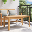 vidaXL Dohányzóasztal Barna 110 x 55 x 45 cm Tömör Teakfa