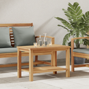 vidaXL Dohányzóasztal tárolóval Barna 70 x 40 x 45 cm Tömör Teakfa