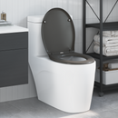 vidaXL WC ülőke Antracit 47 x 37 x 4 cm Duroplast