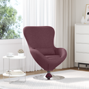vidaXL Tojásfotel Lila 63 x 73 x 90 cm szövet