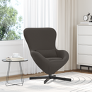 vidaXL Tojásfotel Sötétszürke 63 x 73 x 90 cm szövet