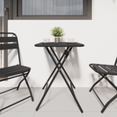 vidaXL Bisztróasztal Antracit 55 x 55 x 72,5 cm Porfestett acél