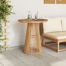 vidaXL Oldal asztal Barna 70 x 70 x 75 cm Tömör Teakfa