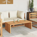 vidaXL Kerti Oldal Asztal Barna 110 x 55 x 35,5 cm Tömör Teakfa