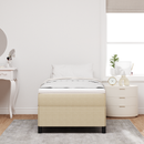 vidaXL Boxrugós ágy Szürke zöld 80 x 200 cm Bársonyos szövet