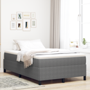 vidaXL Boxrugós ágy Világosszürke 120 x 190 cm Bársonyos szövet