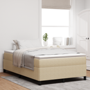 vidaXL Boxrugós ágy Szürke zöld 120 x 190 cm Bársonyos szövet