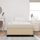 vidaXL Boxrugós ágy Szürke zöld 120 x 190 cm Bársonyos szövet