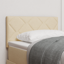 vidaXL Fejtámla Krém 80 cm szövet