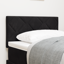 vidaXL Fejtámla Fekete 80 cm Bársony