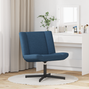 vidaXL Forgószék Kék 63 x 75 x 76 cm szövet