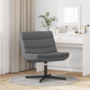 vidaXL Forgószék Szürke 63 x 75 x 76 cm Műbőr