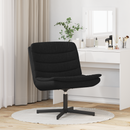 vidaXL Forgószék Fekete 63 x 75 x 76 cm szövet