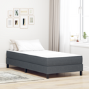 vidaXL Ágy Matrac matracmal Szürke 90 x 200 cm szövet