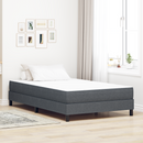 vidaXL Ágy Matrac matracmal Szürke 120 x 190 cm szövet