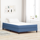 vidaXL Ágy Matrac matracmal Kék 120 x 200 cm szövet