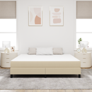 vidaXL Ágy Matrac matracmal Zsálya 180 x 200 cm szövet