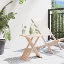 vidaXL Dohányzóasztal Barna 33 x 33 x 40,5 cm Masszív diófa