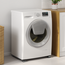 vidaXL Mosógépállvány 2 pcs Fekete 72 x 5 x 4,5 cm Rozsdamentes acél