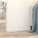 vidaXL Hozzáférési panel Fehér 63 x 63 x 3 cm Acél