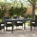 vidaXL Teraszasztal Antracit 180 x 80 x 74 cm Porszórt acél