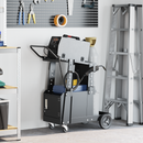vidaXL Hegesztőkocsi Fekete 91 x 47 x 96 cm Acél