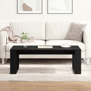 vidaXL Dohányzóasztal Fekete tölgy 102 x 50 x 35 cm Faanyag