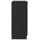 vidaXL Széf Fekete tölgy 60 x 30 x 70 cm Faanyag