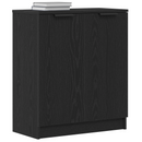 vidaXL Széf Fekete tölgy 60 x 30 x 70 cm Faanyag