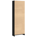 vidaXL Könyvespolc Fekete tölgy 60 x 24 x 176 cm Faanyag