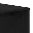 vidaXL Egymásba helyezhető asztalok Fekete tölgy 100 x 48 x 40 cm