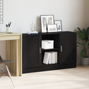 vidaXL Széf Fekete tölgy 120 x 30,5 x 70 cm Faanyag