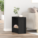 vidaXL Oldal asztal Fekete tölgy 50 x 26 x 50 cm Faanyag