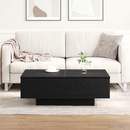 vidaXL Dohányzóasztal Fekete tölgy 90 x 60 x 31 cm Faanyag