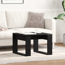 vidaXL Dohányzóasztal Fekete tölgy 50 x 50 x 35 cm Faanyag