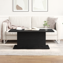 vidaXL Dohányzóasztal Fekete tölgy 102 x 55,5 x 40 cm Faanyag