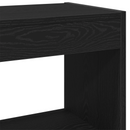vidaXL Könyvespolc Fekete tölgy 40 x 30 x 71,5 cm Faanyag