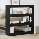 vidaXL Könyvespolc Fekete tölgy 100 x 30 x 103 cm Faanyag