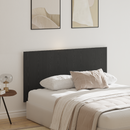 vidaXL Ágyszerkezet Fejtámla Fekete tölgy 160 x 1.5 x 80.5 cm Faanyag