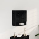 vidaXL Fali Szekrény Fekete tölgy 60 x 30 x 70 cm Faanyag